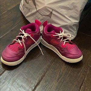 True Berry / Rush Pink White Jordan 4 Retro